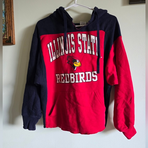 Illinois state redbirds upcycled sweatshirt. Size medium - Picture 1 of 6